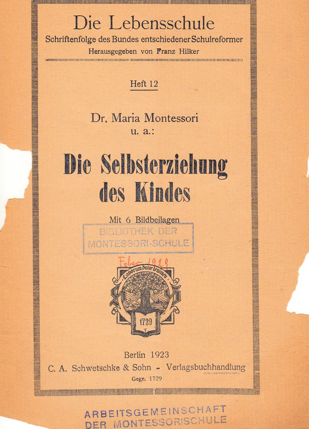 Montessori,M. Die Selberziehung 0002