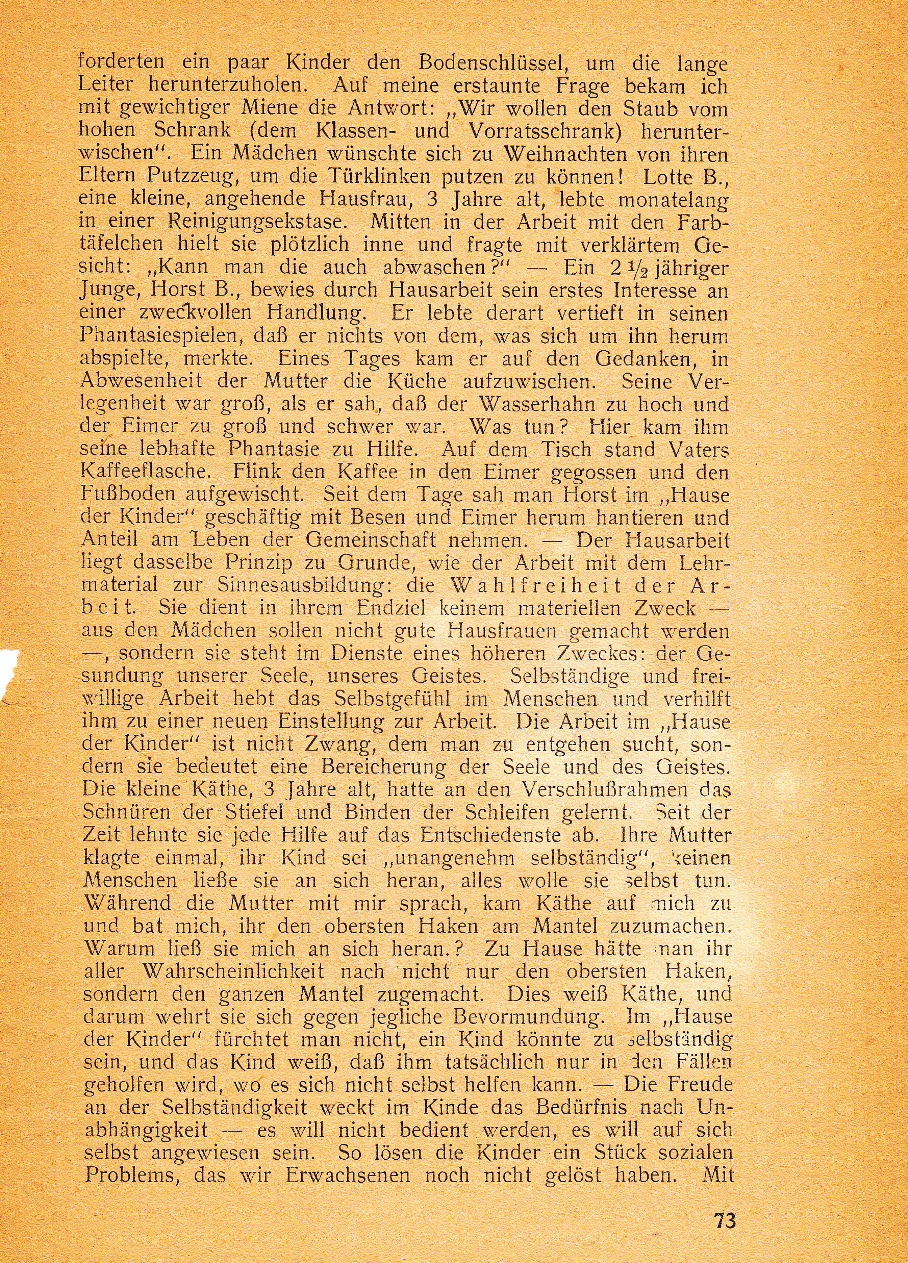 Über die Umgebung des Kindes 0012