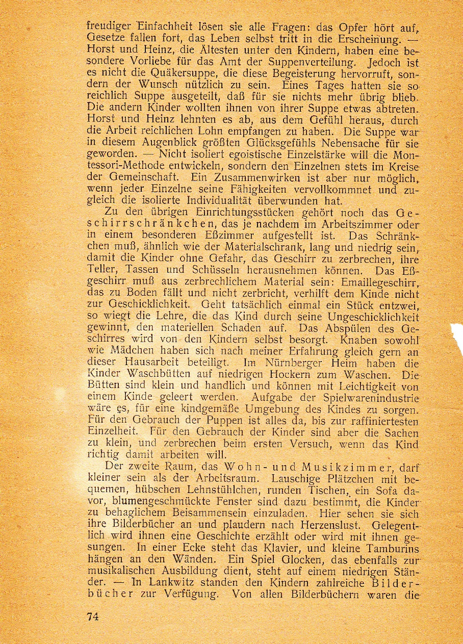 Über die Umgebung des Kindes 0013