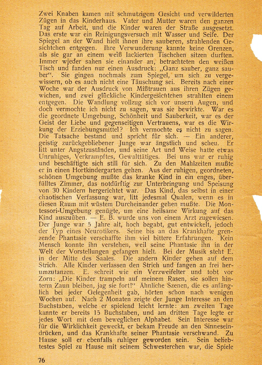 Über die Umgebung des Kindes 0016