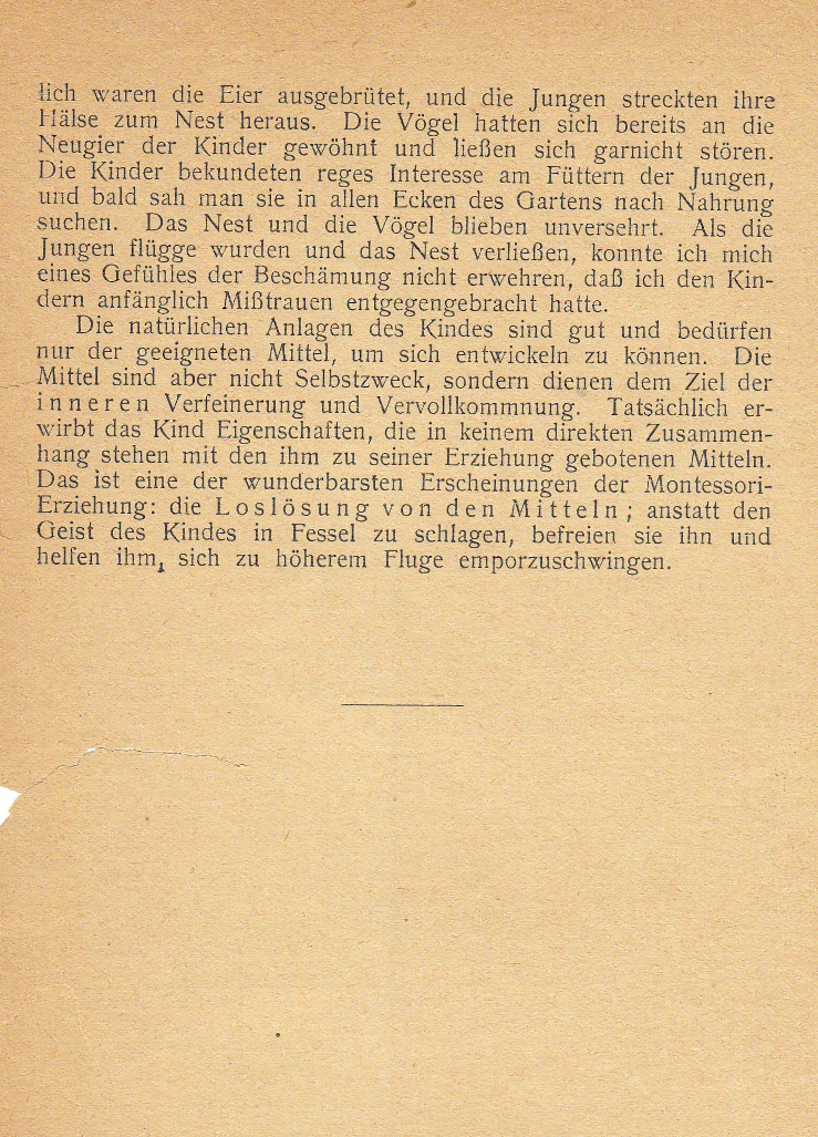 Über die Umgebung des Kindes 0019